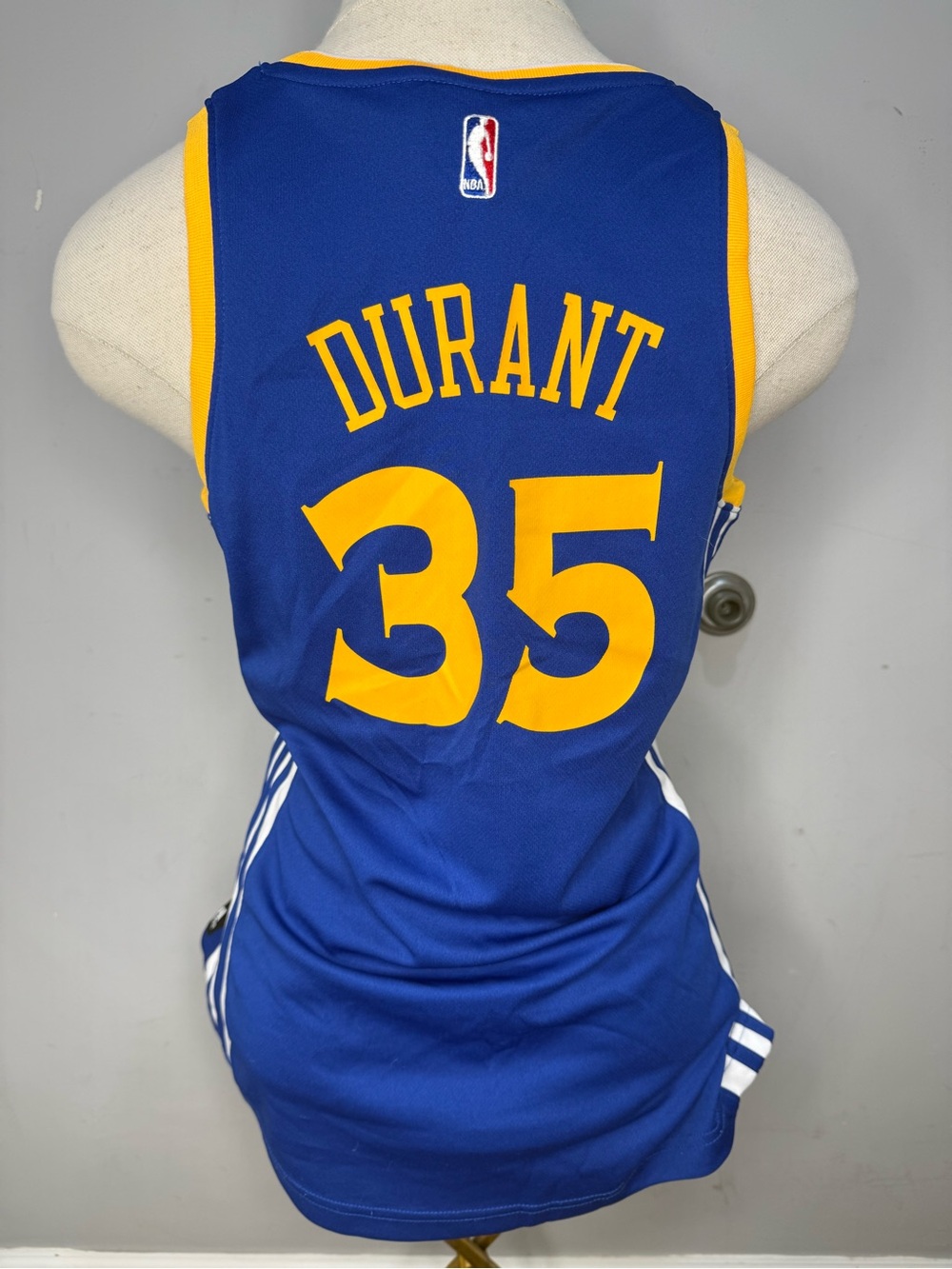 Golden State Warriors Kevin Durant #35 Adidas Jersey – Women’s M